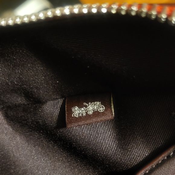 Coach Leather Court Backpack, Miami red. - Picture 4 of 5